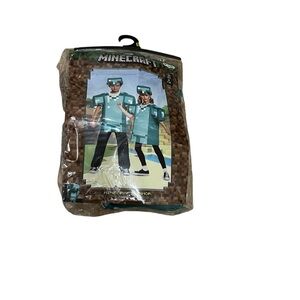Minecraft Armor Costume, Child Size Large 10-12 Unisex new nip